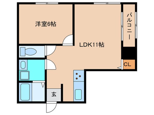 日乃出マンションの物件間取画像